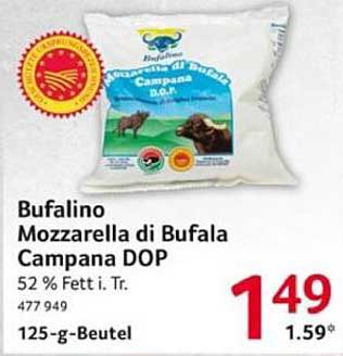 Bufalino Mozzarella di Bufala Campana DOP 125 g