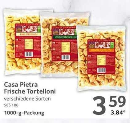 Casa Pietra Frische Tortelloni in verschiedenen Sorten