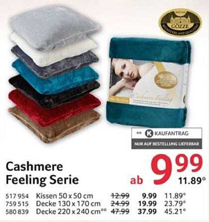 Cashmere Feeling Serie – Kuschelige Wärme für Ihr Zuhause