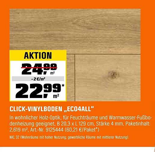 CLICK-VINYLBODEN „ECO4ALL“