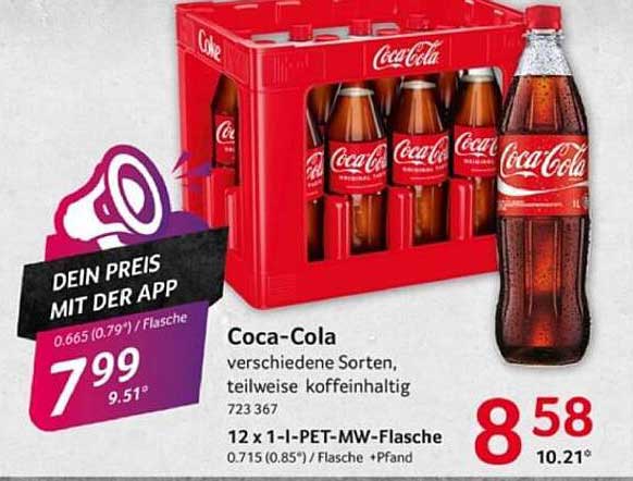 Coca-Cola 12 x 1-L-PET-MW-Flasche