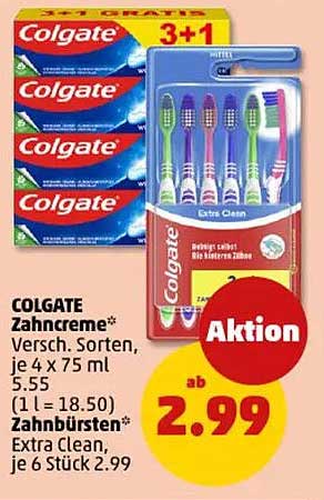 Colgate Zahnpasta & Zahnbürsten Aktion