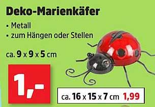 Deko-Mari-käfer