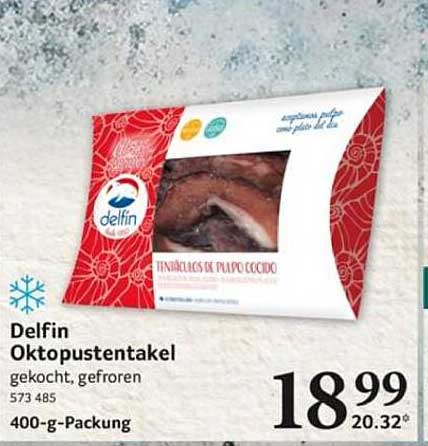 Delfin Oktopustentakel, gekocht, gefroren - 400-g-Packung