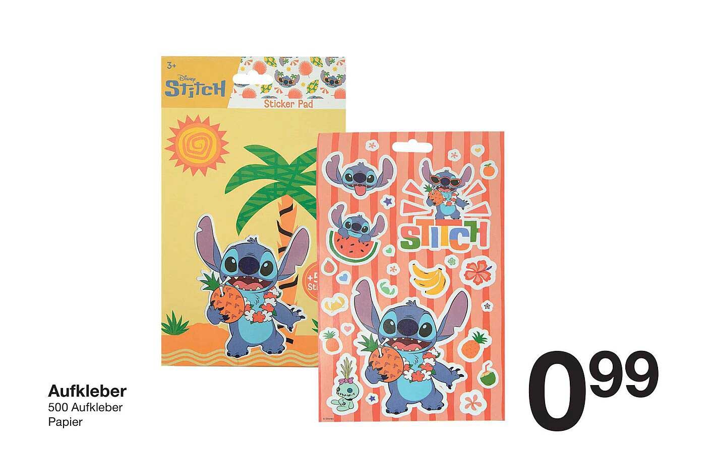 Disney Stitch Sticker Pad – 500 Aufkleber aus Papier