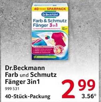 Dr.Beckmann Farb- und Schmutzfänger 3in1 - 40 Stück