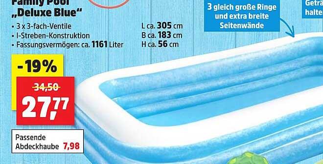 Family Pool „Deluxe Blue“