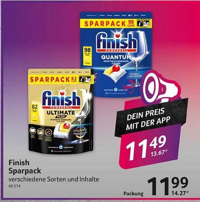 Finish Sparpack - verschiedene Sorten und Inhalte
