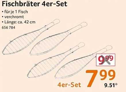Fischbräter 4er-Set