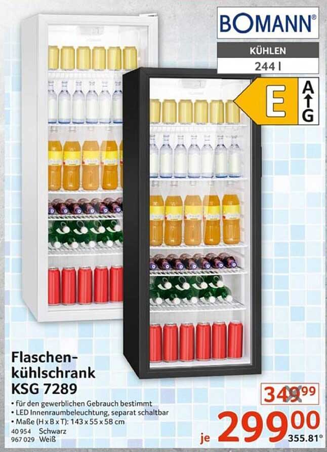Flaschenkühlschrank KSG 7289