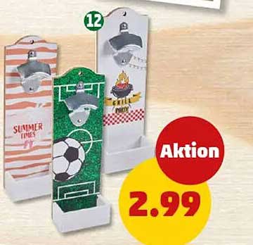 Flaschenöffner im sportlichen Design für nur 2,99 €