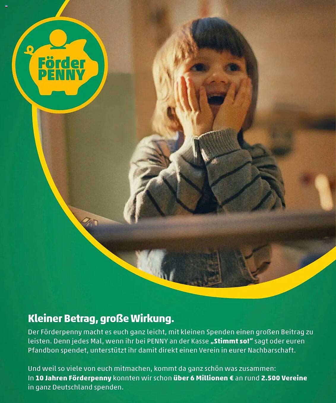 FörderPENNY - Kleiner Betrag, große Wirkung.