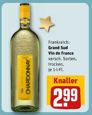 Frankreich: Grand Sud Vin de France, 1-L-Flasche