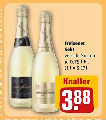 Freixenet Sekt verschiedene Sorten, je 0,75-l-Fl.