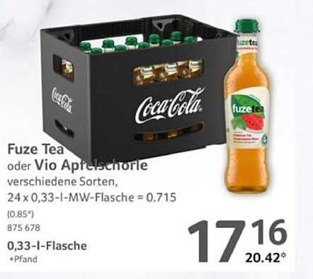 Fuze Tea oder Vio Apfelschorle – Erfrischung für jeden Anlass