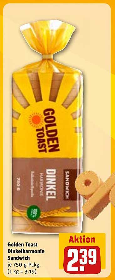 Golden Toast Dinkelharmonie Sandwich