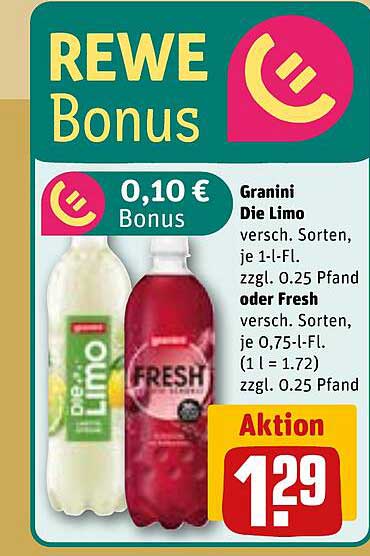 Granini Die Limo & Fresh – Erfrischung Pur für Jeden Geschmack