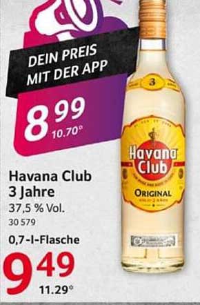 Havana Club 3 Jahre 0,7 l Flasche