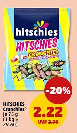 HITSCHIES Crunchies 75 g, jetzt zum Sparpreis!