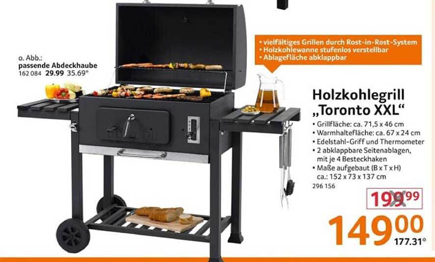 Holzkohlegrill "Toronto XXL"