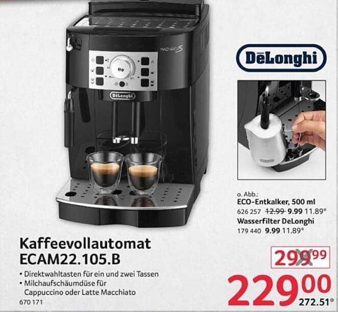 Kaffeevollautomat ECAM22.105.B