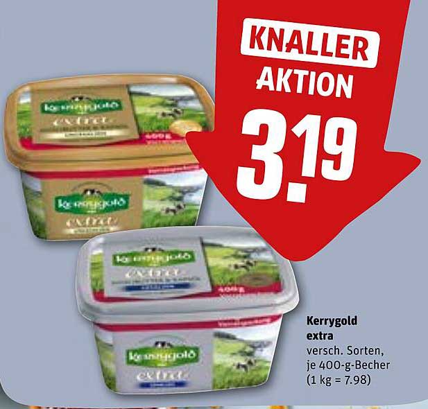 Kerrygold extra 400-g-Becher, verschiedene Sorten