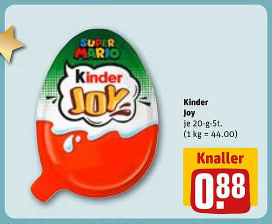 Kinder Joy 20-g Packung - Super Mario Edition