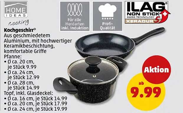 Kochgeschirr von ILAG – Non Stick, Profi-Qualität