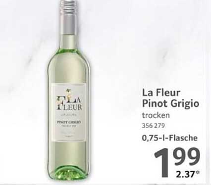 La Fleur Pinot Grigio trocken 0,75 l-Flasche