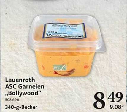 Lauenroth ASC Garnelen „Bollywood“ 340-g-Becher