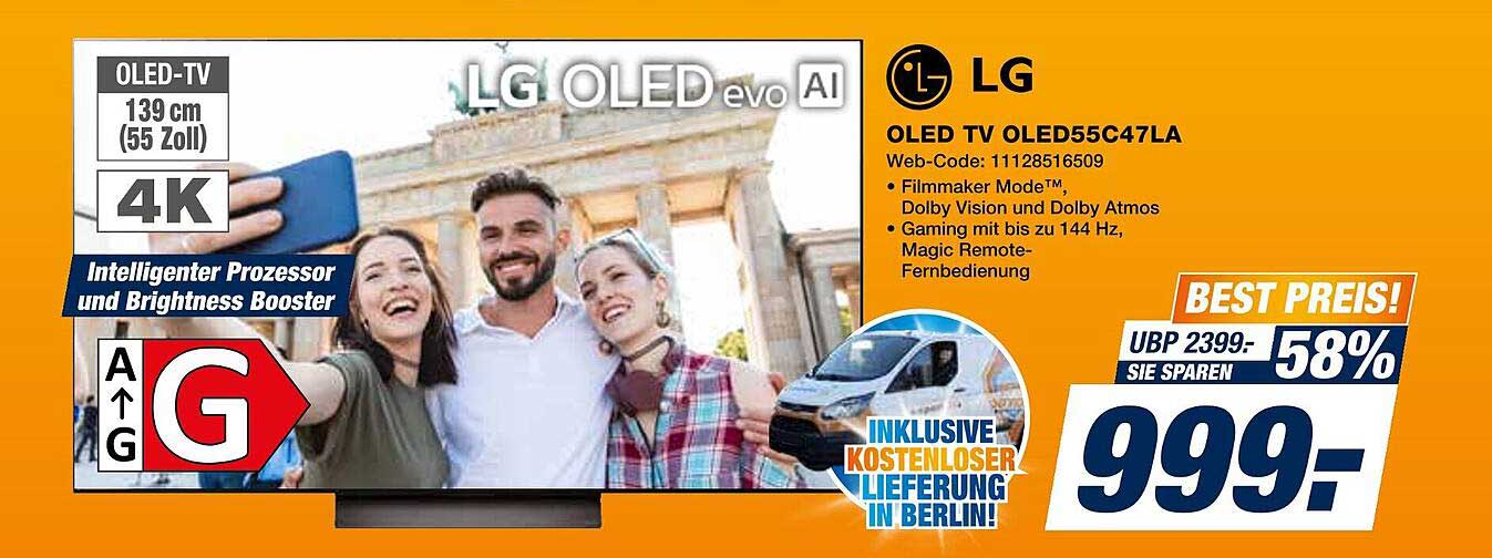 LG OLED TV 55 Zoll - OLED55C47LA