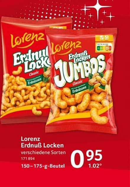 Lorenz Erdnuss Locken verschiedene Sorten