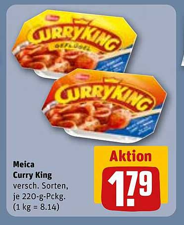 Meica Curry King, verschiedene Sorten, je 220-g-Pckg.