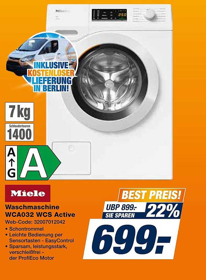 Miele Waschmaschine WCA032 WCS Active