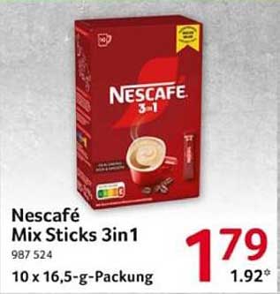 Nescafé Mix Sticks 3in1