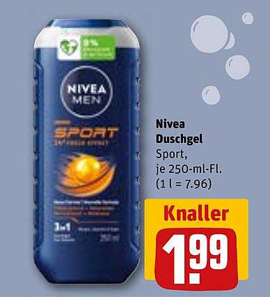Nivea Duschgel Sport, je 250-ml-Fl.