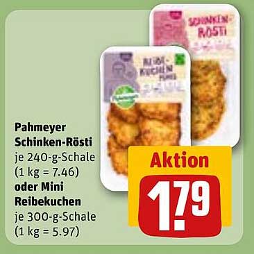 Pahmeyer Schinken-Rösti oder Mini Reibekuchen, je 240-g-Schale oder 300-g-Schale