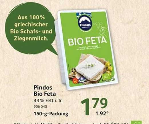 Pindos Bio Feta 150 g