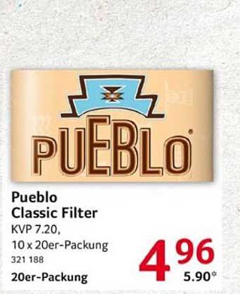 Pueblo Classic Filter 20er-Packung