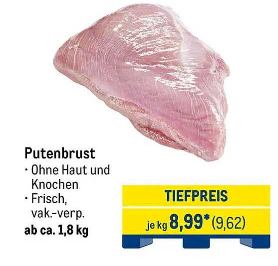 Putenschnitt mit Haut und Knochen – Jetzt zum Sonderpreis!