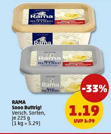 RAMA Sooo Buttrig! 225 g – jetzt im Angebot