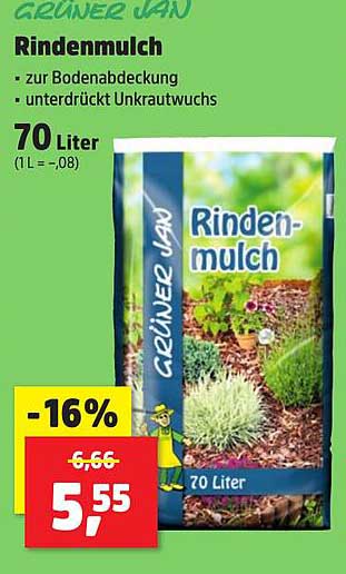 Rindenmulch 70 Liter