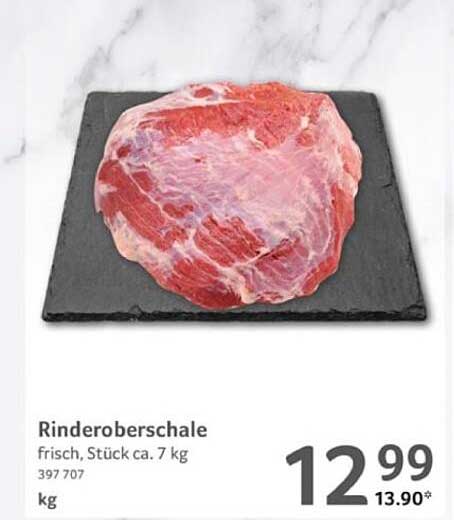 Rinderoberschale frisch, Stück ca. 7 kg