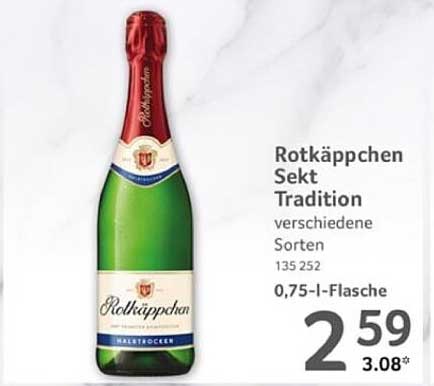 Rotkäppchen Sekt Tradition verschiedene Sorten 0,75-l-Flasche