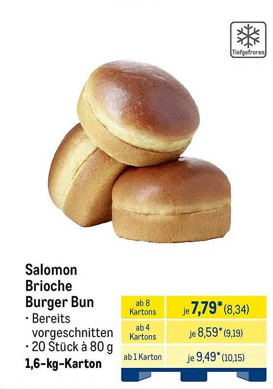 Salomon Brioche Burger Bun