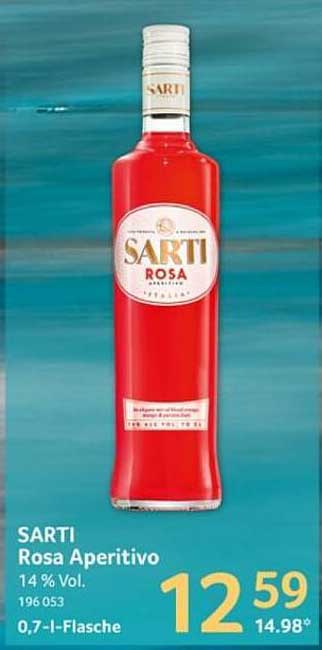 SARTI Rosa Aperitivo 0,7 l Flasche