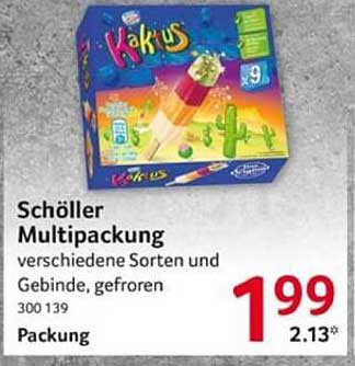 Schöller Multipackung - verschiedene Sorten und Gebinde, gefroren