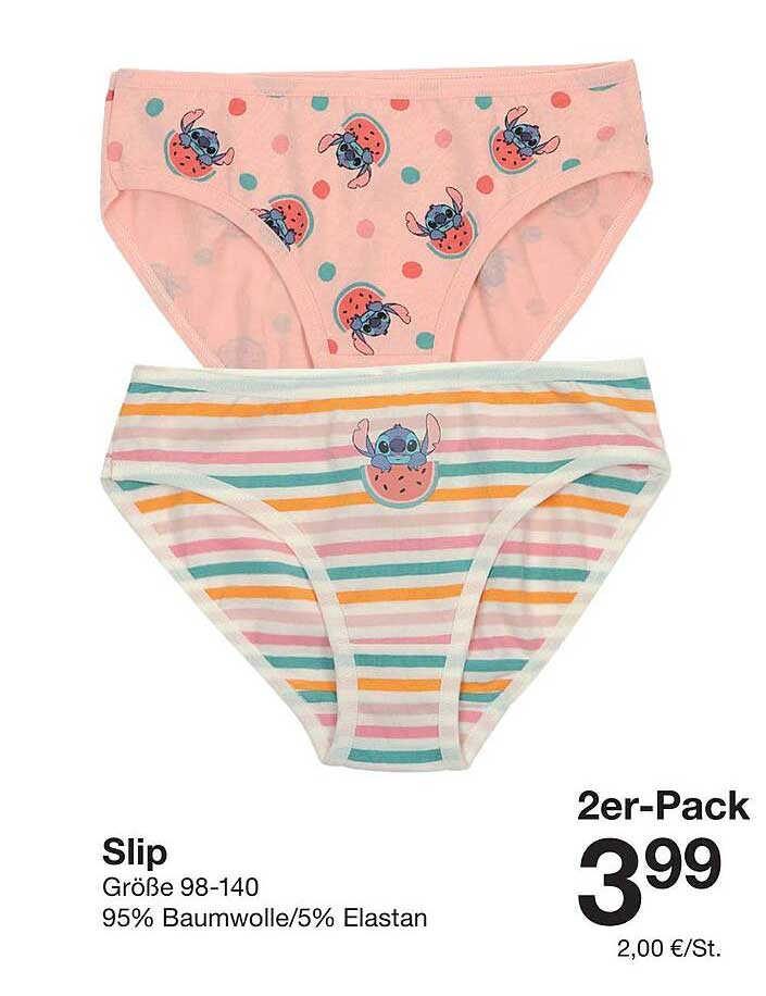 Slip 2er-Pack – Größe 98-140