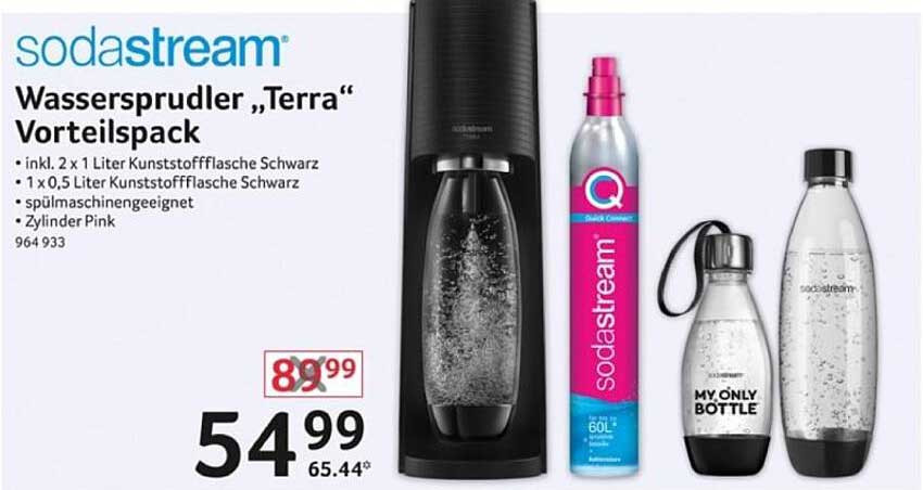 SodaStream Wassersprudler „Terra“ Vorteilspack