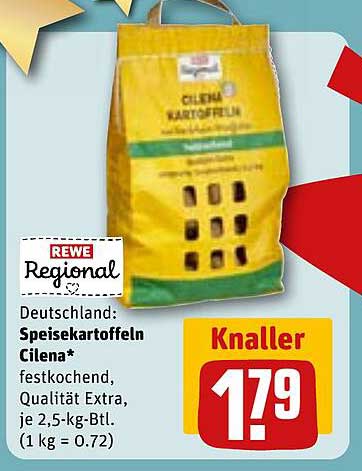 Speisekartoffeln Cilena - Qualität Extra